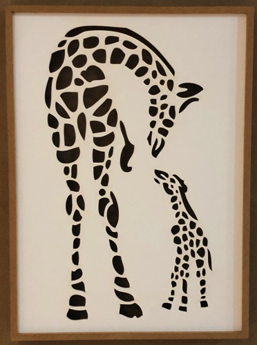 Giraffe Family (450x600mm)